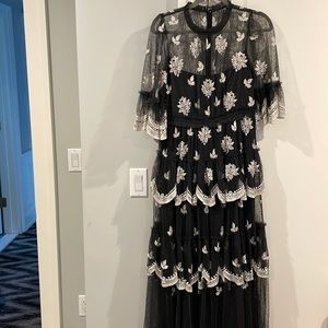 Needle and thread gown worn once size 8